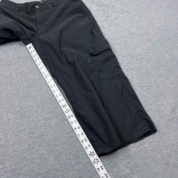 Duluth Pants Womens 16 Black Dry on the Fly Wide Leg Capris Nylon Hiking Outdoor - Picture 10 of 15